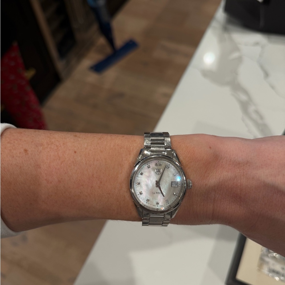 WOMENS TAG HEUER CARRERA QUARTZ WATCH - Picture 5 of 8
